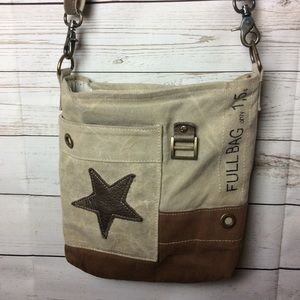 Myra Canvas Crossbody Bag